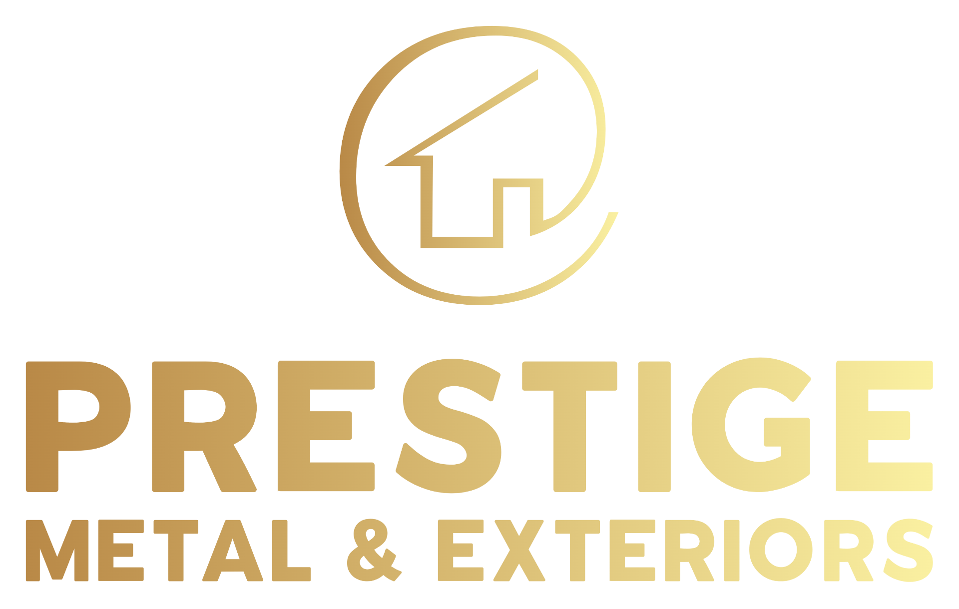 Prestige Metal & Exteriors Logo